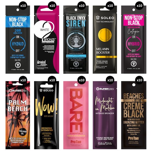 100 mixed sunbed tanning - 100,