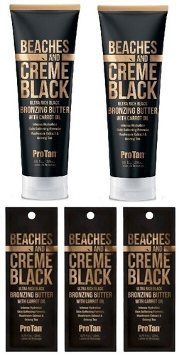 Beaches creme black - beaches, bronzing